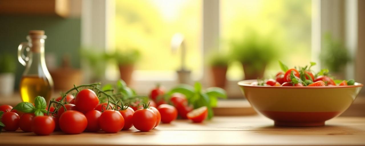 Healthy colorful Mediterranean meal background